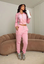 Conjunto De Moletom Rose