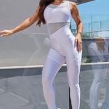 Macacão Fitness Aime Branco