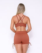 Conjunto Fitness Crystal Coffee