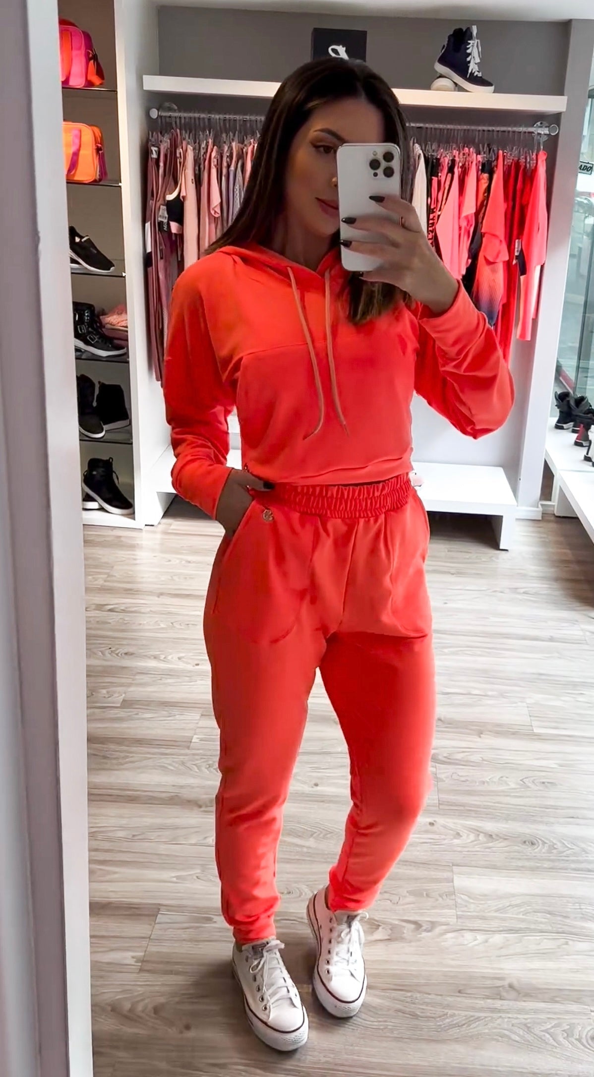 Conjunto De Moletom Orange