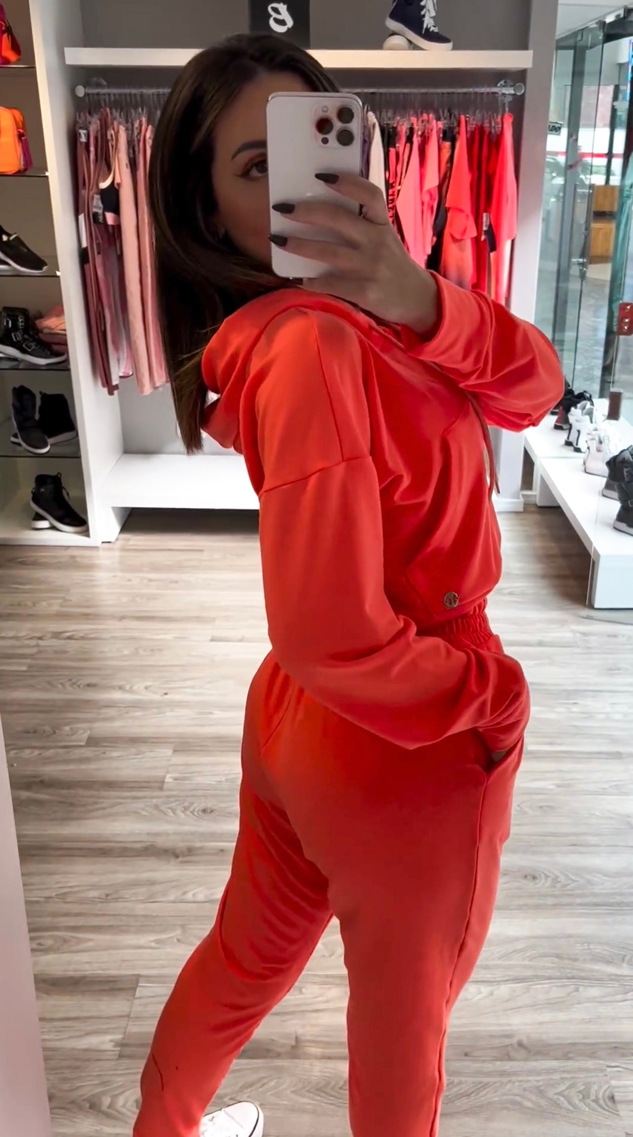 Conjunto De Moletom Orange