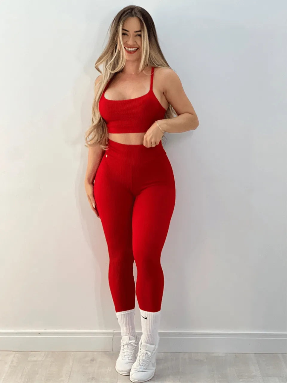 Conjunto Fitness Valencia Diversas Cores